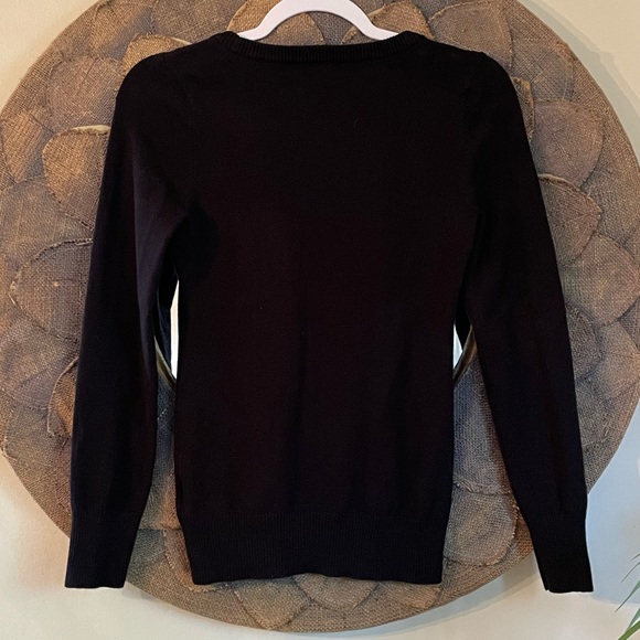 Guess Women’s Black Sequined Scoop Neck Sweater - Picture 3 of 5